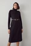 Warehouse Tailored Utility Belted Pencil Dress thumbnail 1