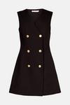 Warehouse Tailored Crepe Double Breasted Tux Dress thumbnail 4