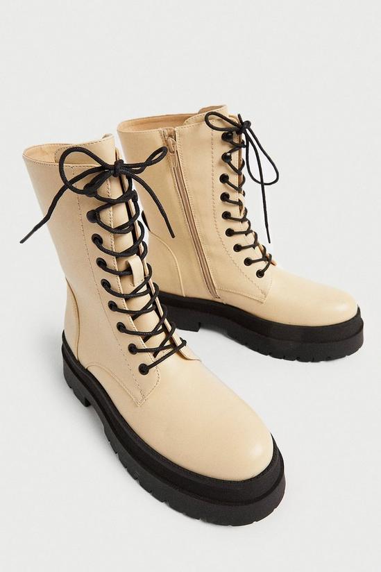 Warehouse Chunky Lace Up Boot 2