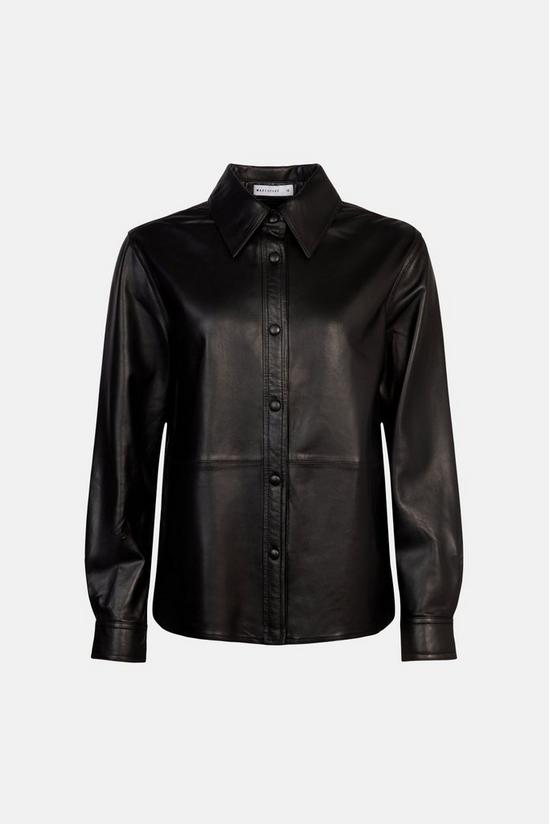 Warehouse Real Leather Clean Shirt 4