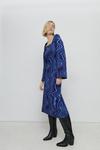 Warehouse Warped Jacquard Knit Midi Dress thumbnail 2