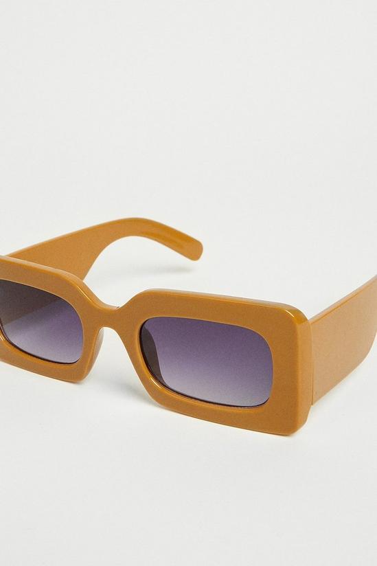 Warehouse Retro Sqaure Frame Sunglasses 2