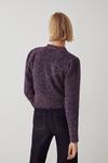 Warehouse Cropped Tinsel Knitted Cardigan thumbnail 3