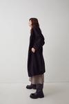 Warehouse Cosy Knit Back Belted Wrap Coat thumbnail 2