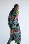 Warehouse Floral Sequin Midi Skirt thumbnail 3