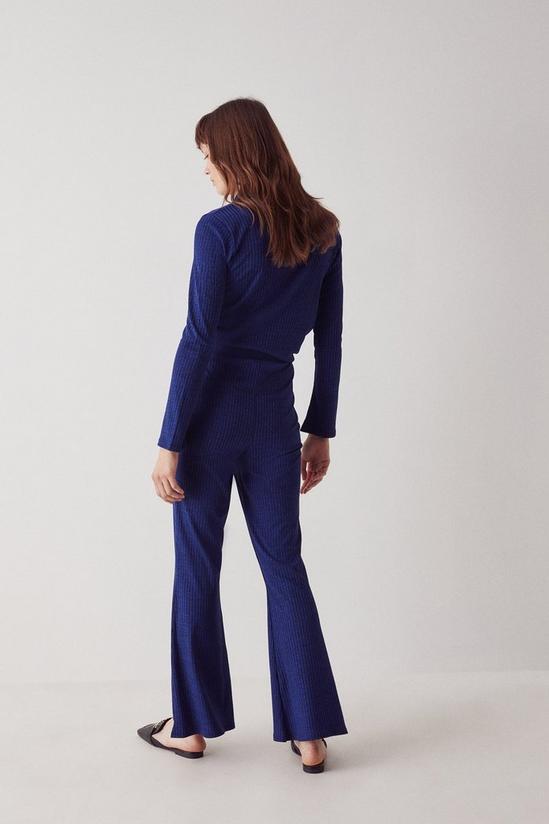 Warehouse Space Dye Flare Trousers 3