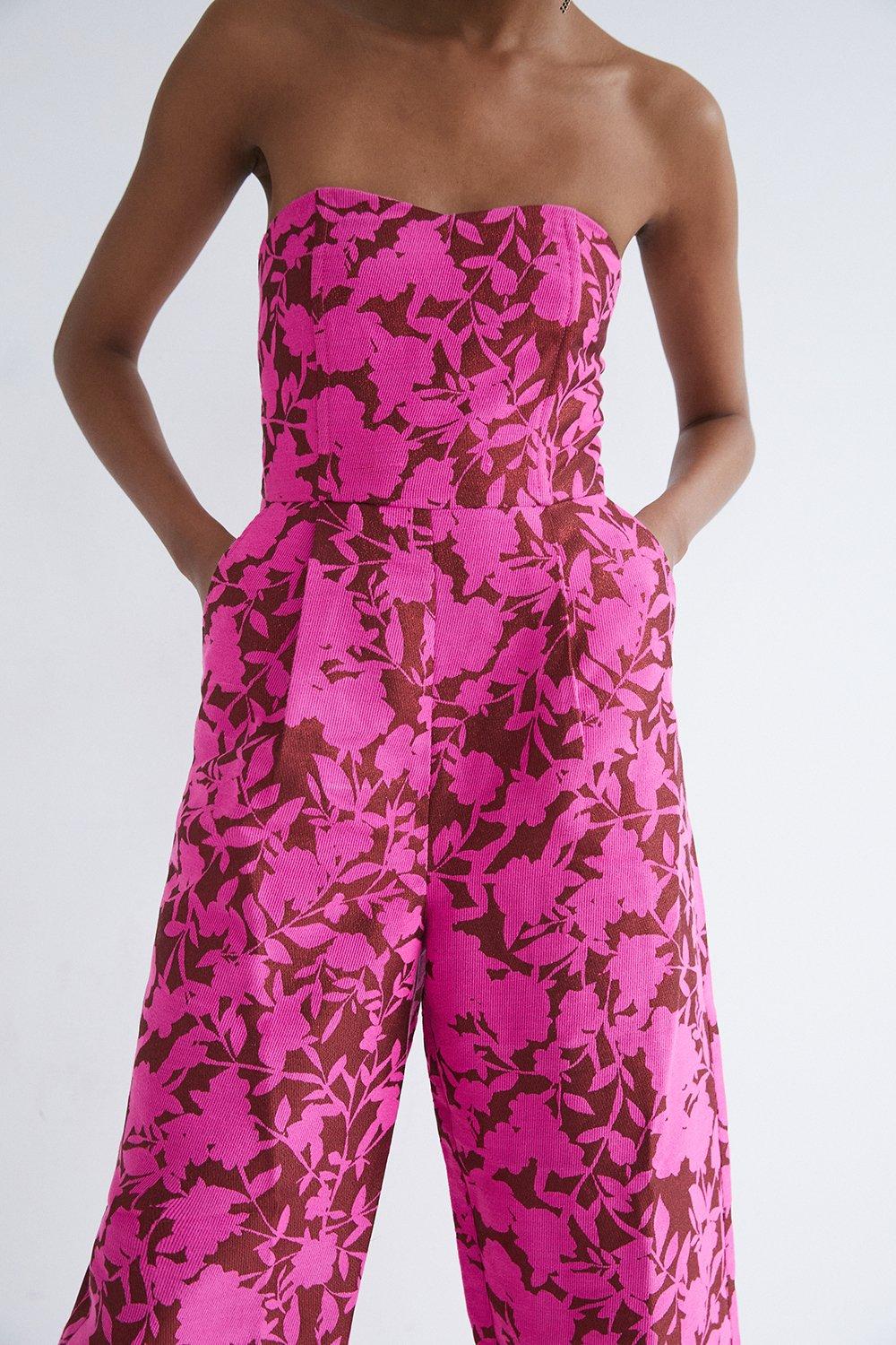 Warehouse pink hot sale jumpsuit