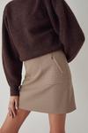 Warehouse Mini Check Zip Pocket Pelmet Skirt thumbnail 1