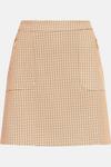 Warehouse Mini Check Zip Pocket Pelmet Skirt thumbnail 4