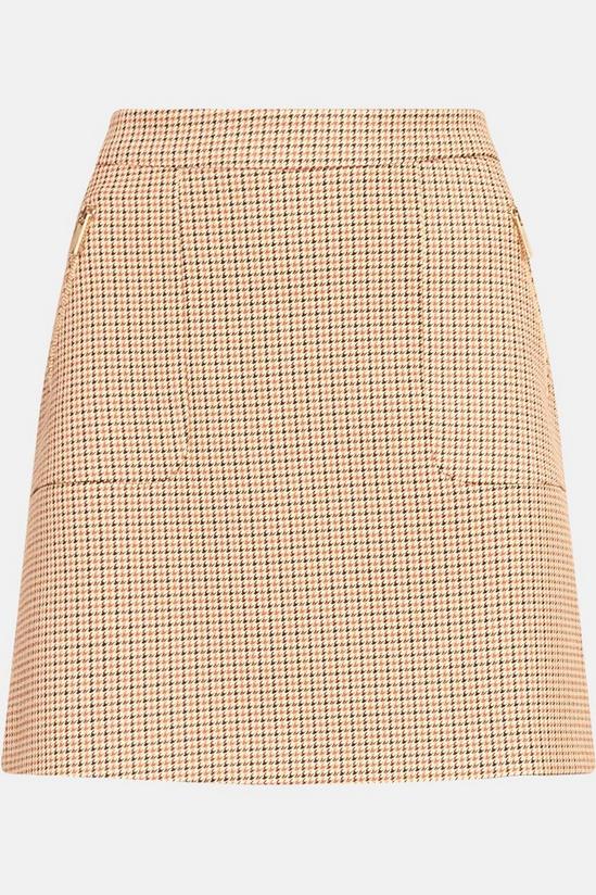 Warehouse Mini Check Zip Pocket Pelmet Skirt 4