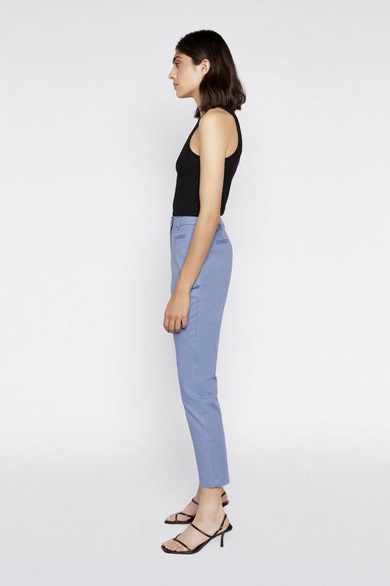 Warehouse Compact Cotton Trousers 3