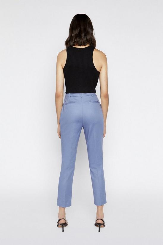 Warehouse Compact Cotton Trousers 4