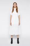 Warehouse Embroidered Tiered Midi Dress thumbnail 1