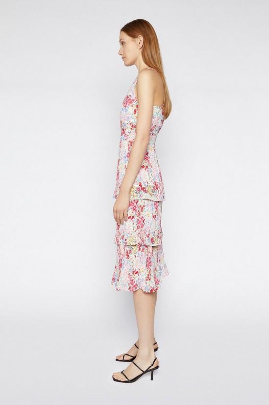 Warehouse Floral Pleated Midi Dress 3