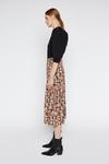 Warehouse Floral Belted Midi Skirt thumbnail 3