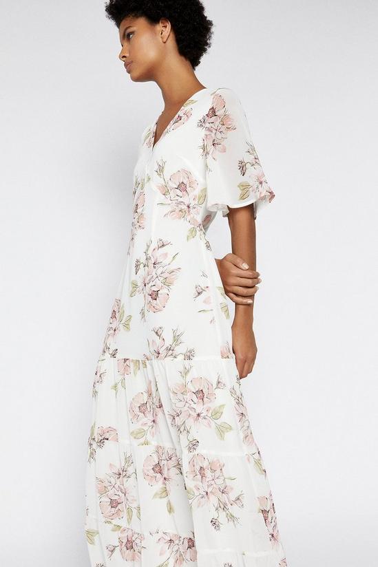 Warehouse Floral Chiffon Maxi Dress 2