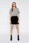 Warehouse Ikat Cropped Belted Blouse thumbnail 1