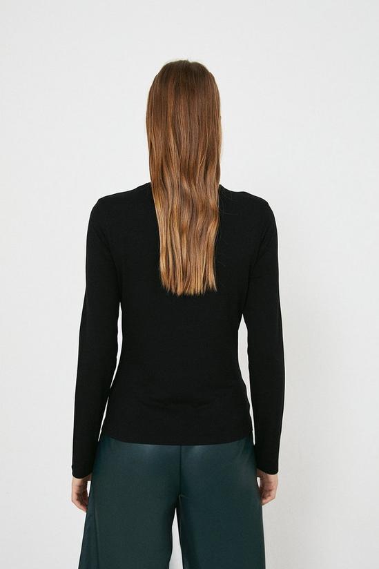 Warehouse Funnel Neck Long Sleeve Top 3