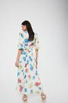 Warehouse Fit And Flare Dress In Floral With Pleat Hem thumbnail 3