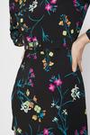 Warehouse Floral Print Belted Flippy Dress thumbnail 2