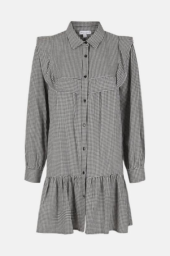 Warehouse Gingham Mini Dress With Buttons 5