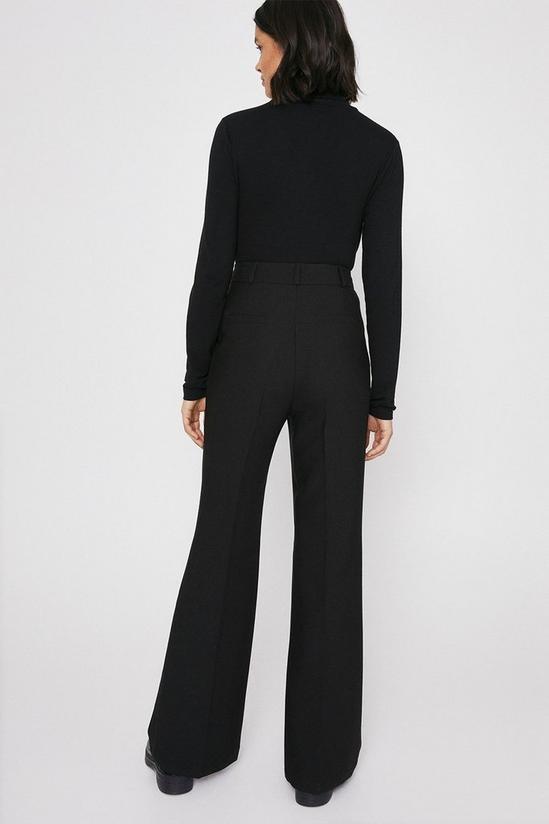 Warehouse Twill Waisted Slim Flare Trouser 3