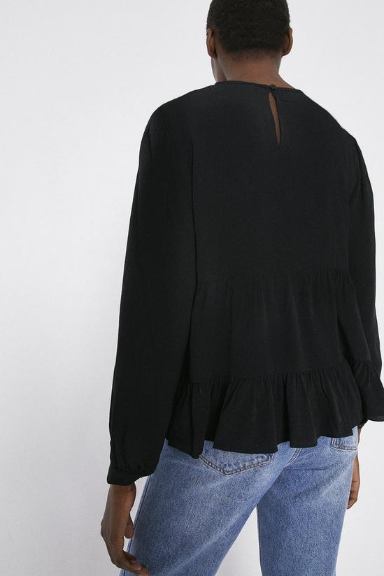 Warehouse Tiered Long Sleeve Top 3