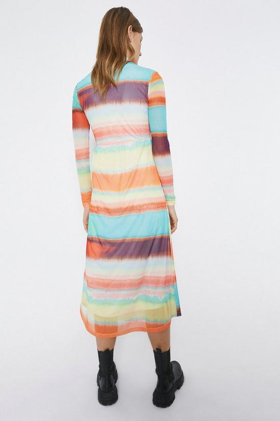 Warehouse Roll Neck Printed Dress 4