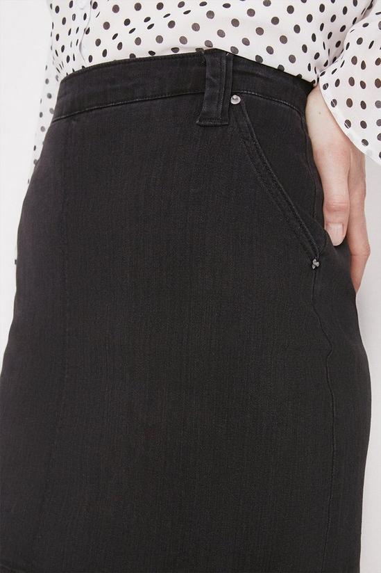 Warehouse Denim Mini Skirt 4