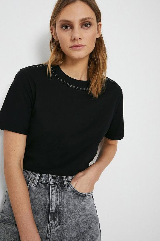 Warehouse Embellished Relaxed T-Shirt 1