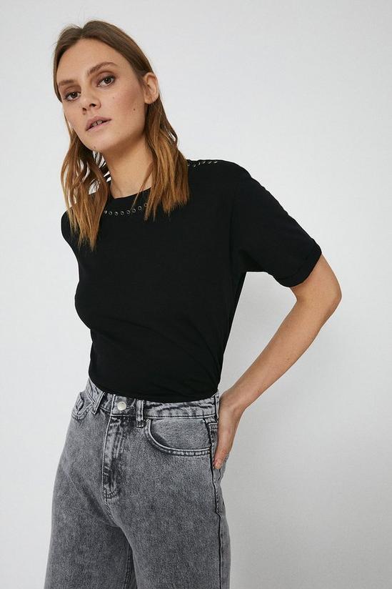Warehouse Embellished Relaxed T-Shirt 4