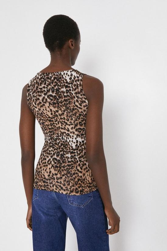 Warehouse Square Neck Fitted Print Vest 3
