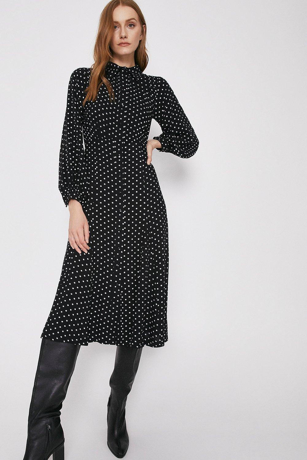 Oasis spot outlet shirt dress