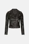 Warehouse Faux Leather Belted Biker thumbnail 5