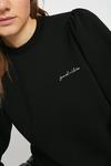 Warehouse Puff Sleeve Embroidered Sweat thumbnail 4