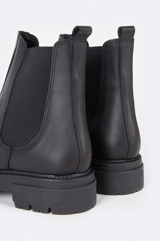 Warehouse Leather Seamed Chunky Chelsea Boot 2