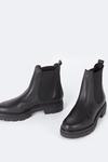 Warehouse Leather Seamed Chunky Chelsea Boot thumbnail 3