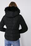 Warehouse Short Padded Fur Trim Jacket thumbnail 3