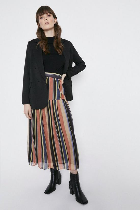 Warehouse Stripe Midaxi Skirt 1