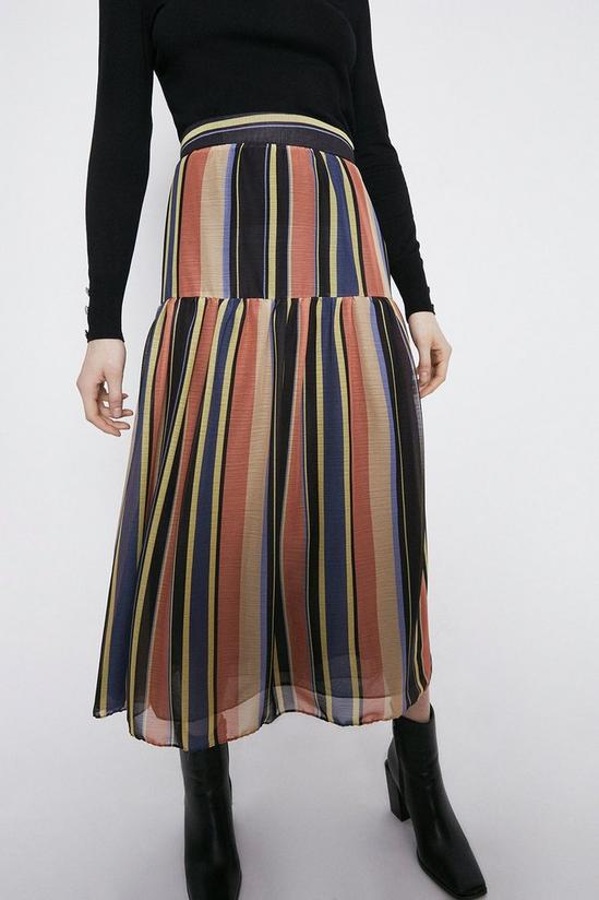 Warehouse Stripe Midaxi Skirt 4