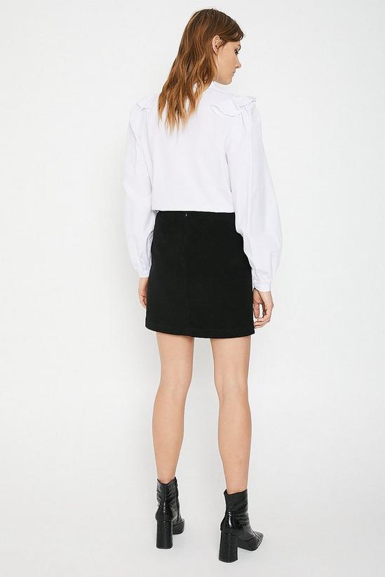 Warehouse Velvet Mini Skirt 3