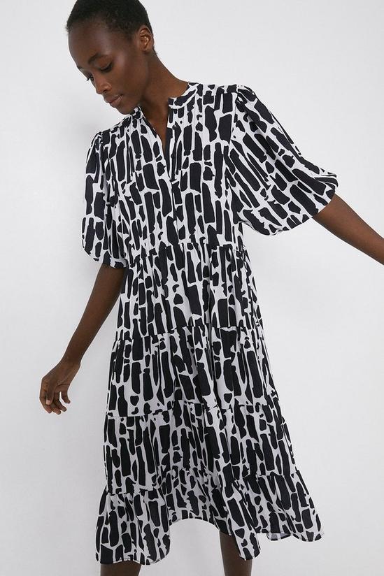 Warehouse Midi Dress In Print 1