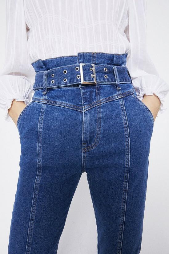 Warehouse Belted High Waisted Skinny Jeans 2
