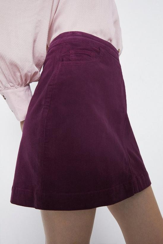 Warehouse Cord Pocket Detail Mini Skirt 1