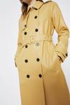 Warehouse Faux Leather Trench Coat thumbnail 2