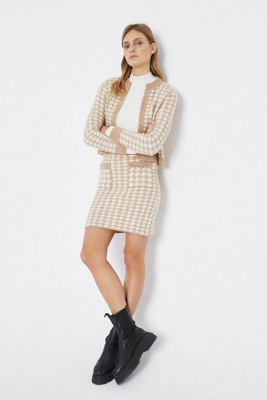 Warehouse Dog Tooth Knitted Co-Ord 1