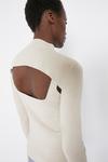 Warehouse Ribbed Arm Cover And Square Neck Vest thumbnail 3