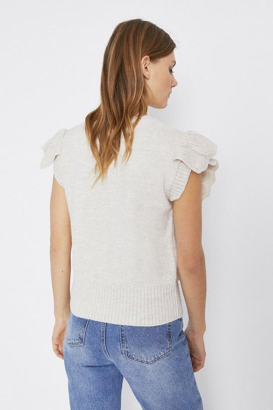 Warehouse Cable Frill Knitted Tank 3