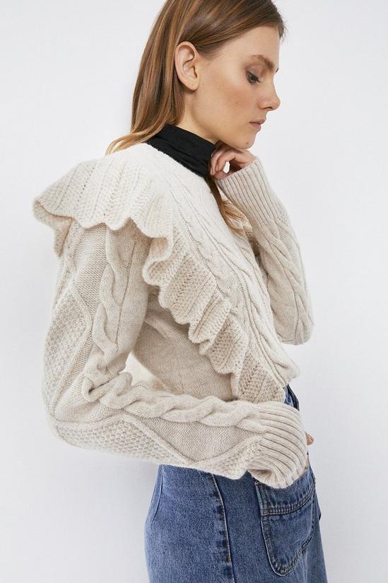 Warehouse Cable Frill Jumper 1
