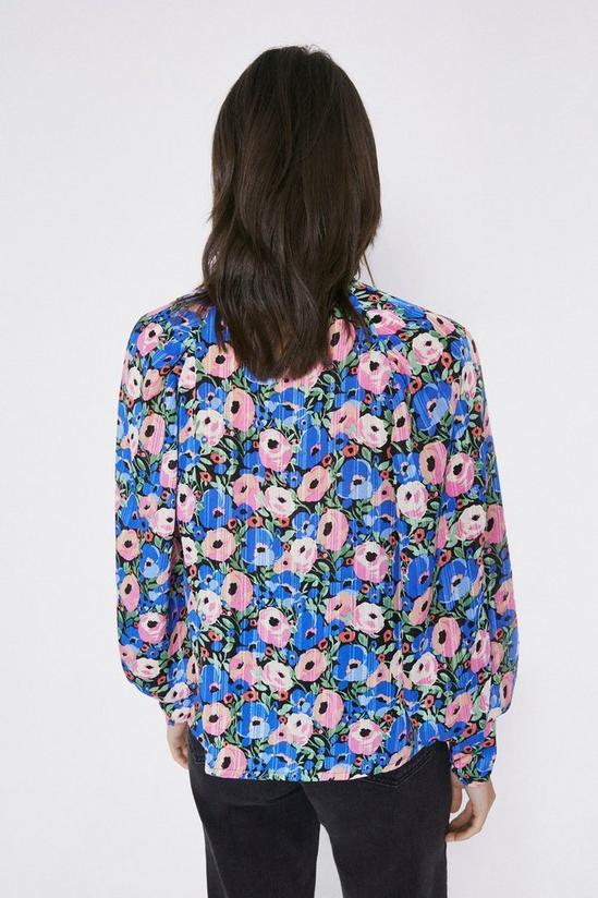 Warehouse Bold Floral Big Sleeve Top 3